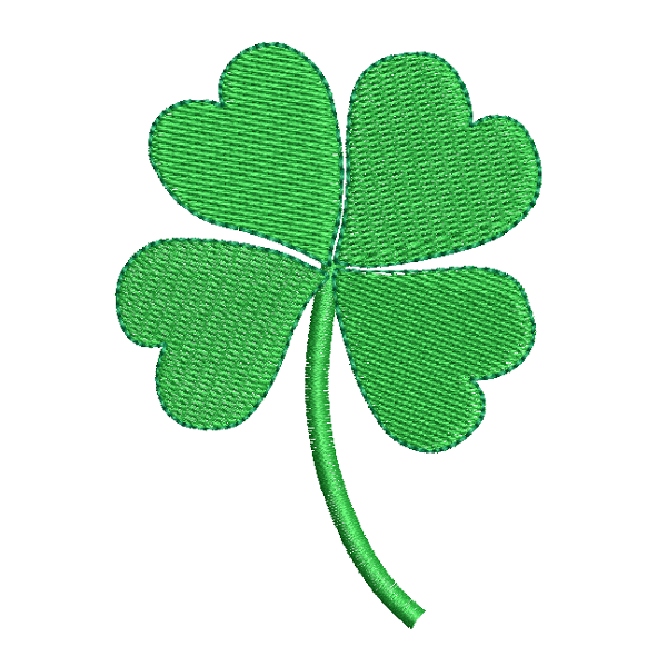 Lucky 4 Leaf Clover Machine Embroidery Design | Sweet Stitch Design ...