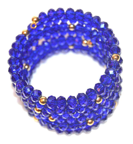 beautiful blue handmade bracelet
