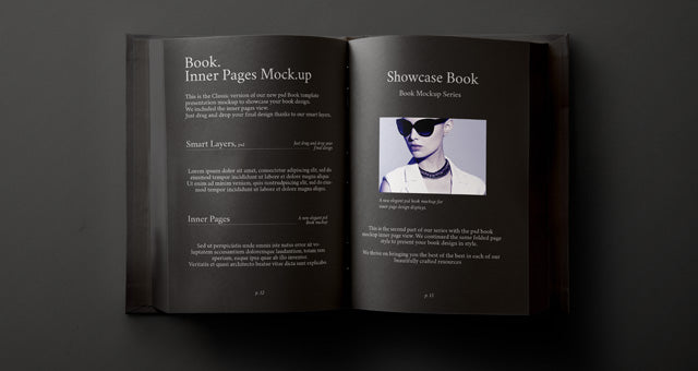Download Free Free Top View Of Hardback Book Inner Mockup Psd Creativebooster PSD Mockups.