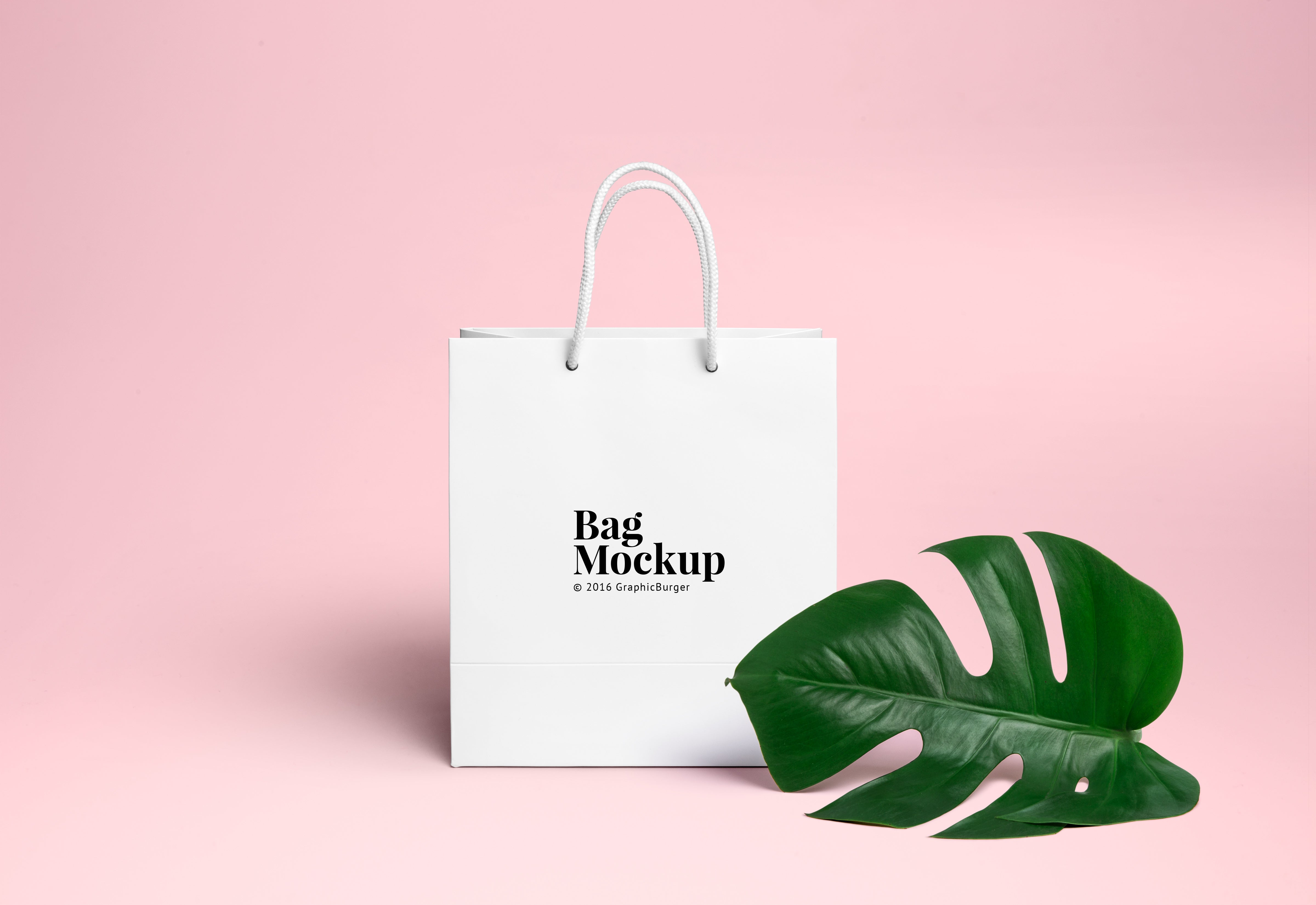 Download Free Clean White Shopping Bag PSD MockUp - CreativeBooster