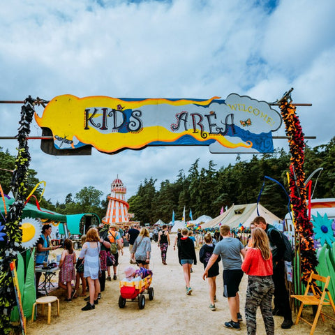Kids at Latitude festival in Suffolk 