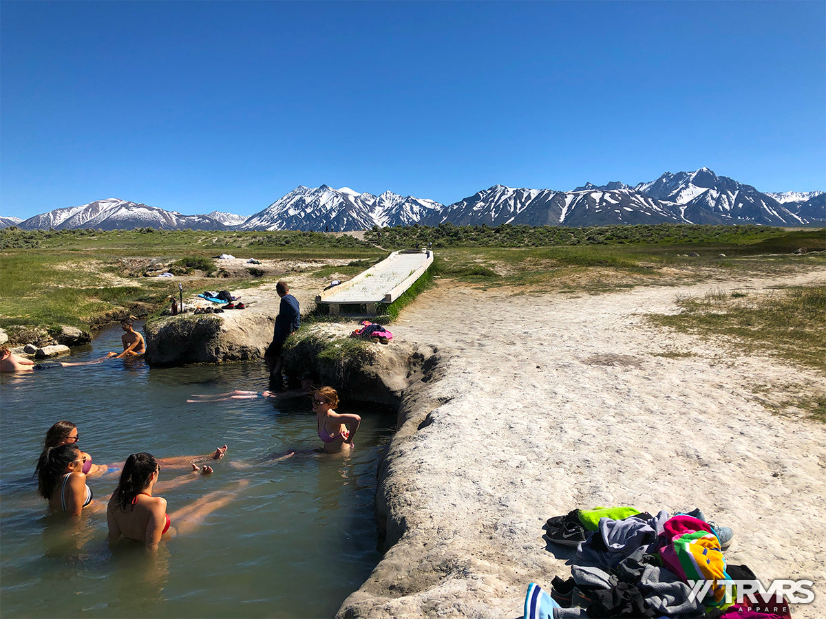 Wild WIlly's Hot Spring - Mammoth Lakes, California - Highway 395 - Convict Lake - Inyo National Forest | TRVRS Apparel