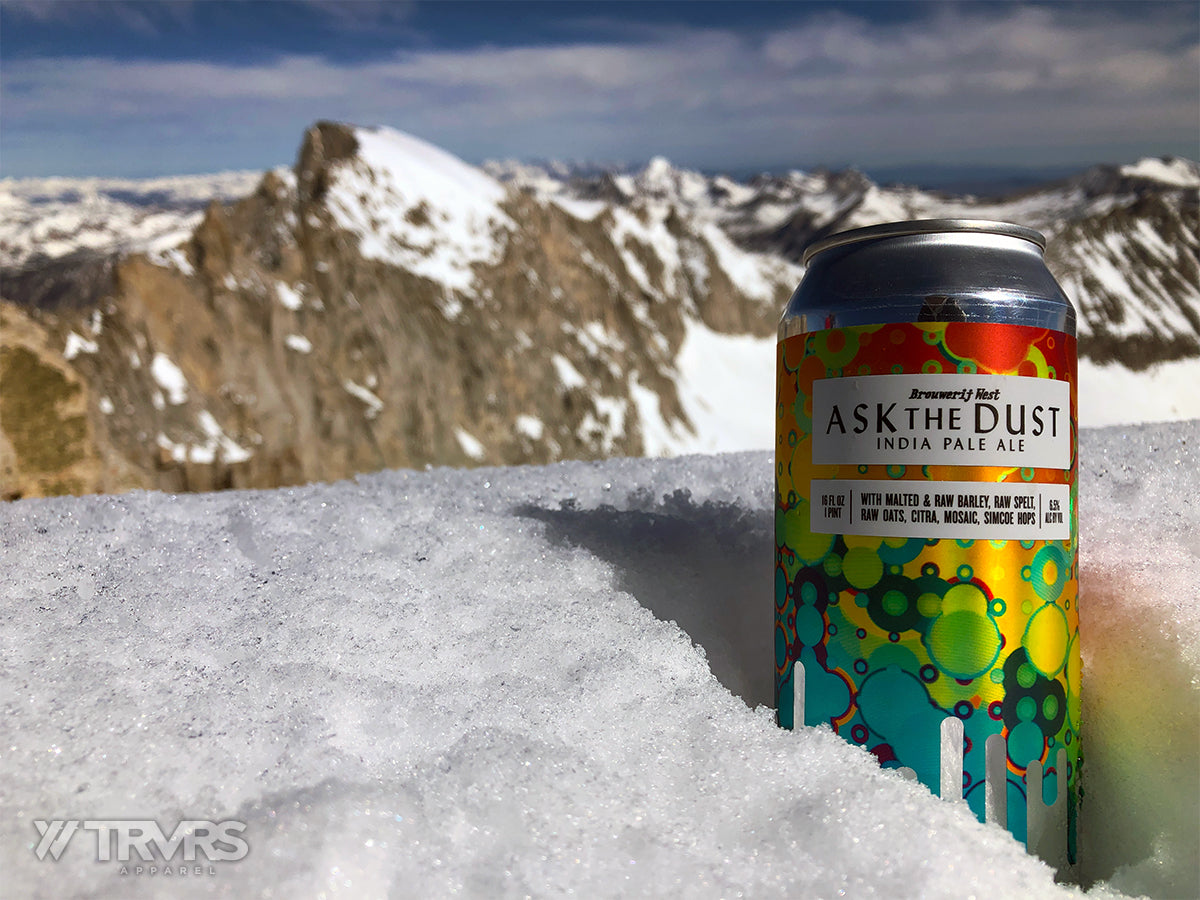 Summit Beer On Mount Dade - Little Lakes Valley - Inyo National Forest - Sierra Nevada Mountains | TRVRS Apparel