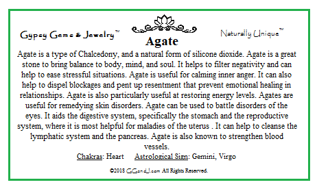 Agate info card on GGandJ.com