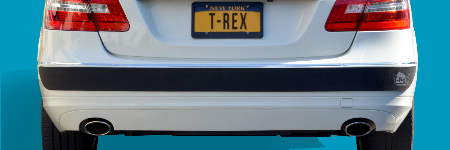 T-Rex Bumper Protector, Front or Rear Bumper Guard for Cars (4" High)