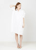 Shirt Dress- White