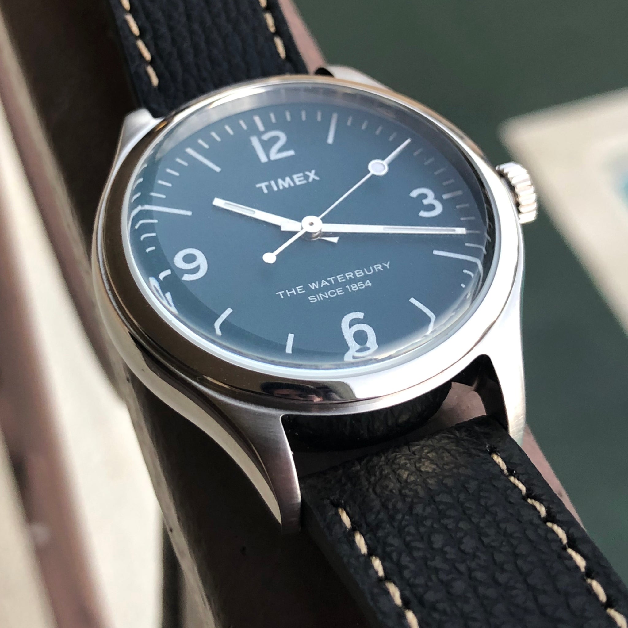 vario hodinkee style italian leather watch strap
