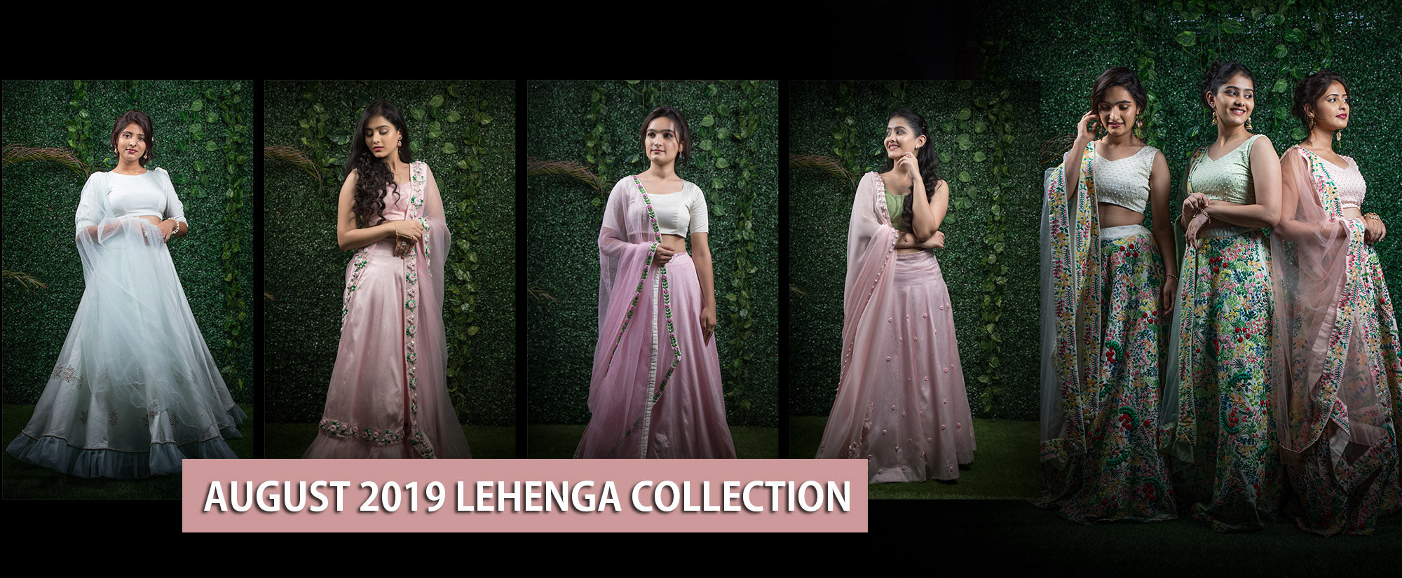 August 2019 Lehenga Collection east and grace