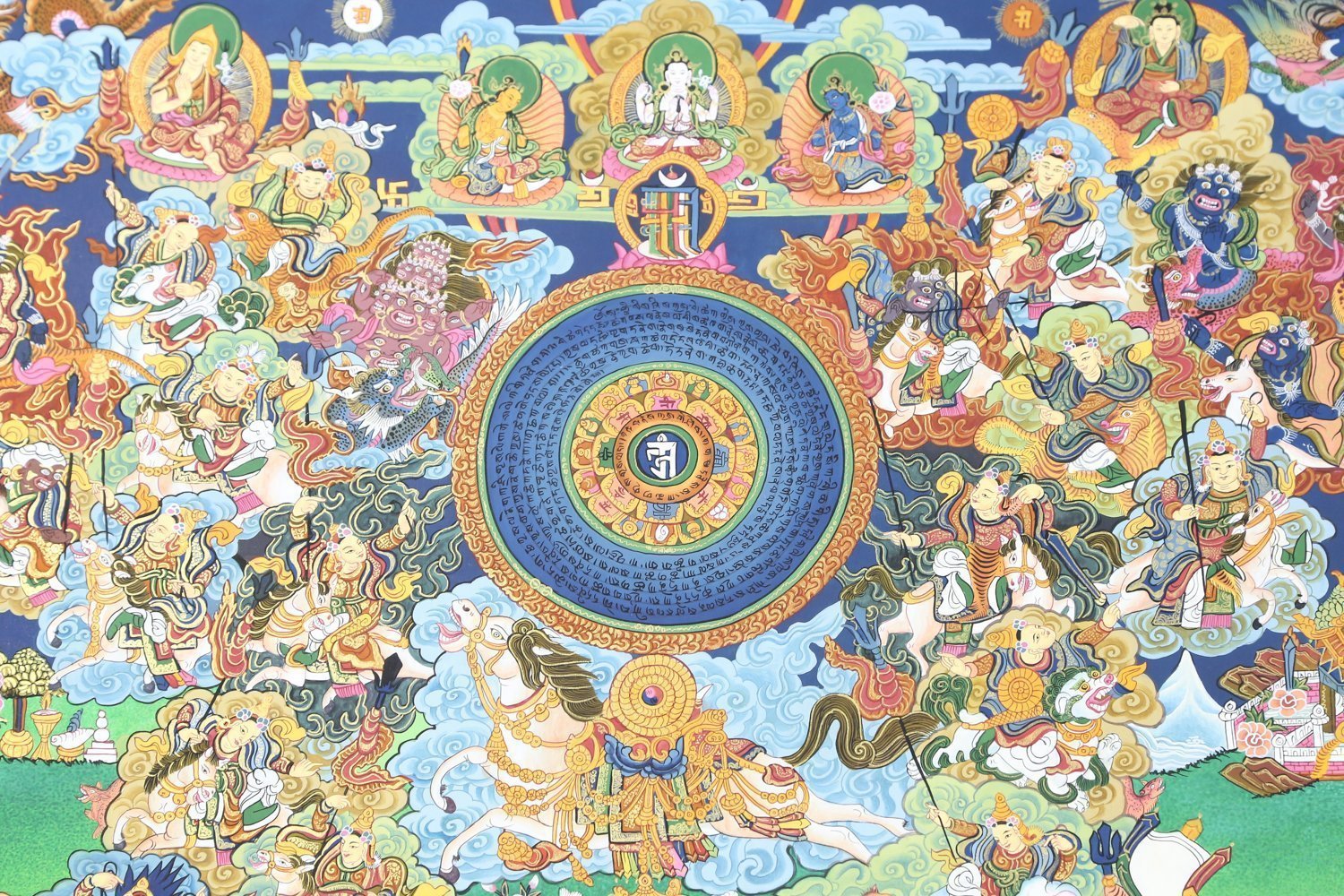 Tibetan Astrology Calendar Thangka