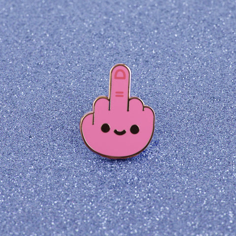 middle finger pin