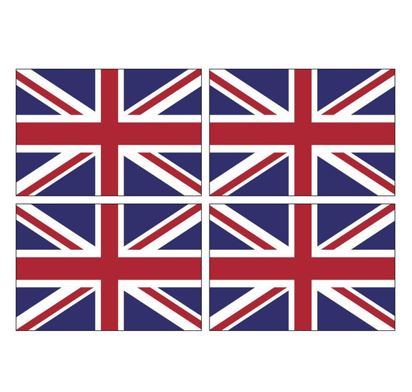 4 British Flags – Laserables