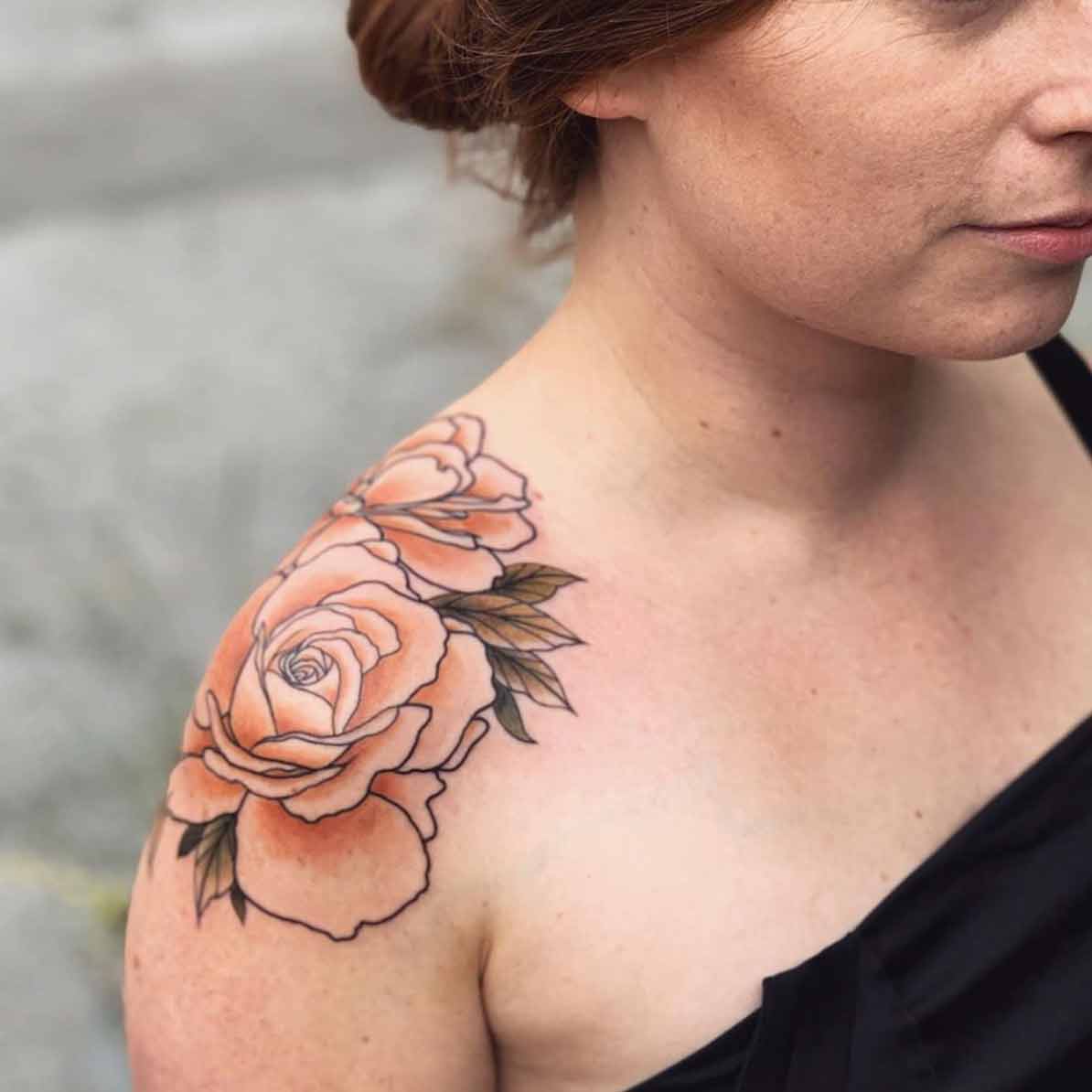 blomster tatovering med LACEnano