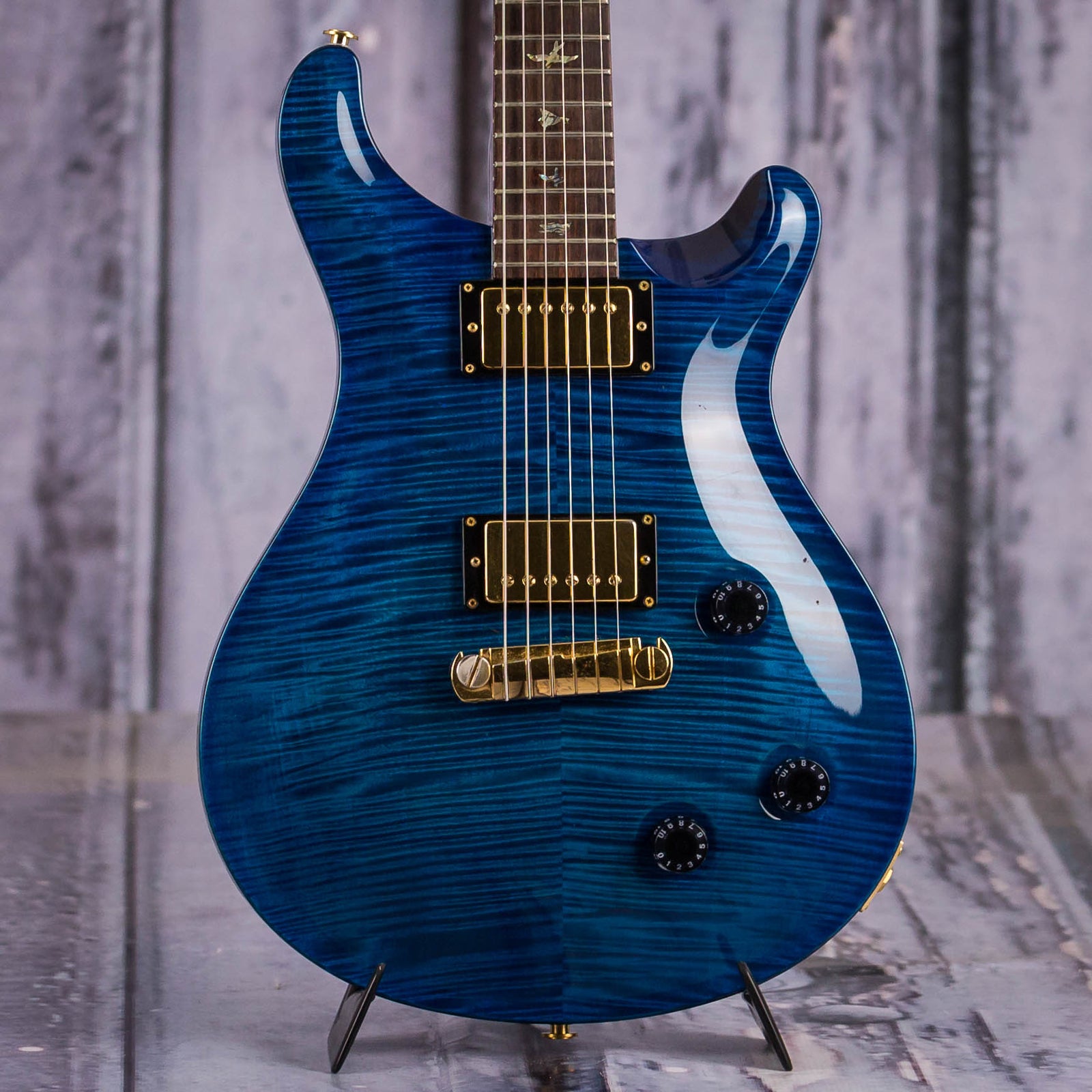 Used 2003 Paul Reed Smith Custom 22, Aqua Blue | For Sale | Replay Guitar