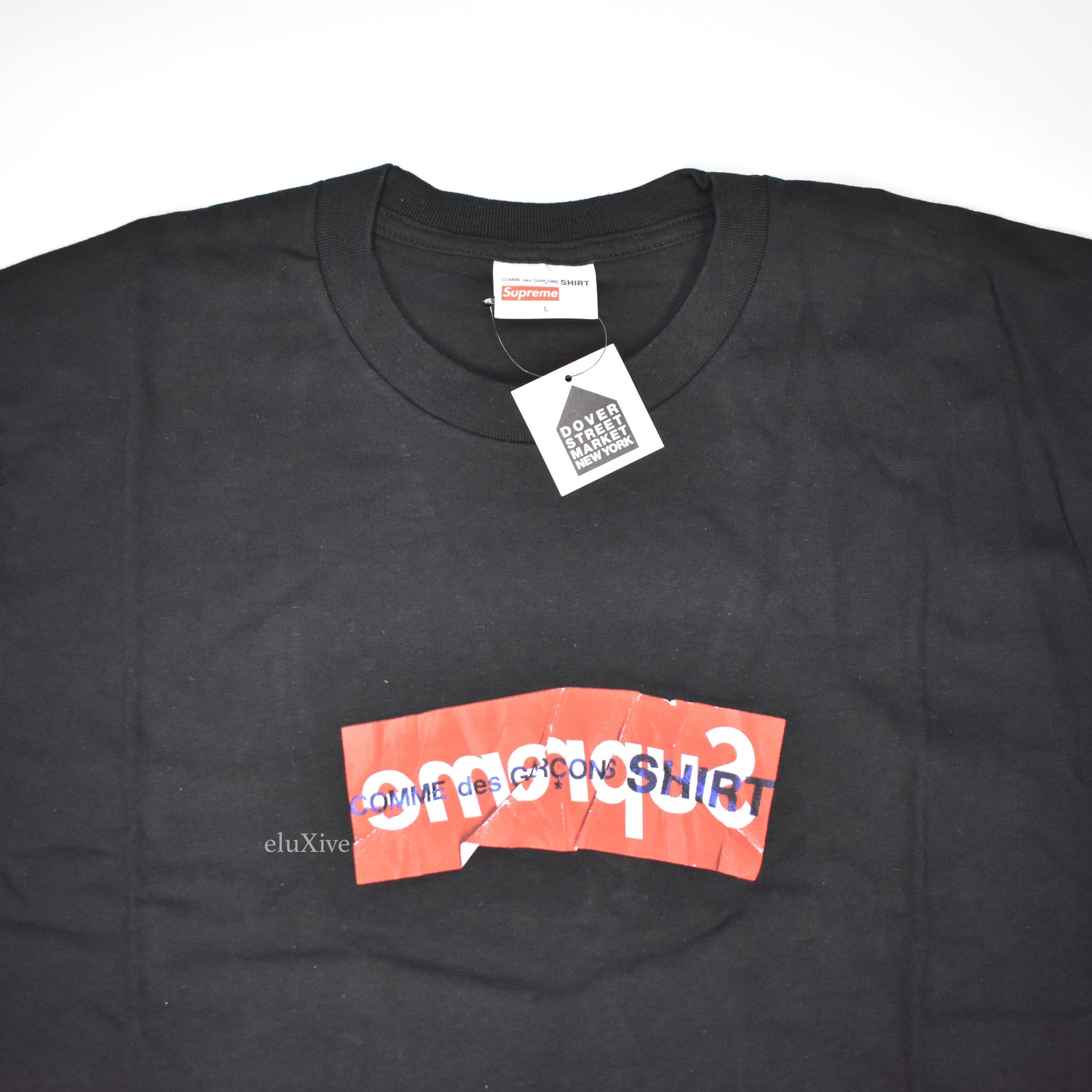 Supreme x Comme des Garcons - Black Box Logo T-Shirt (SS17) – eluXive