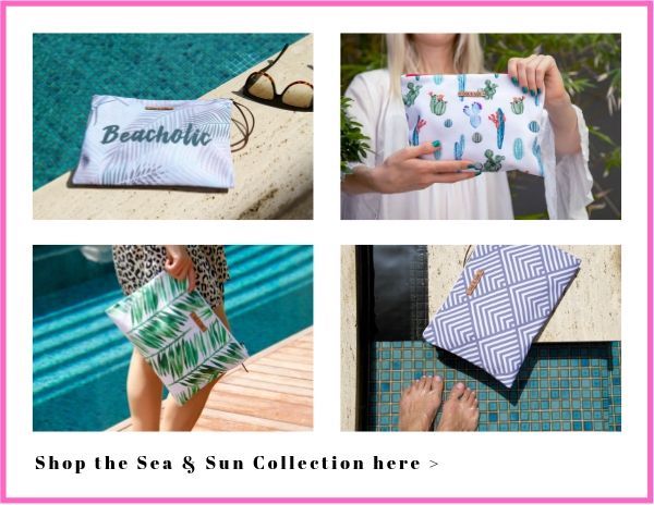 Sea & Sun waterproof lined bag collection 