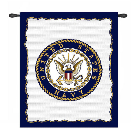 Navy Tapestry