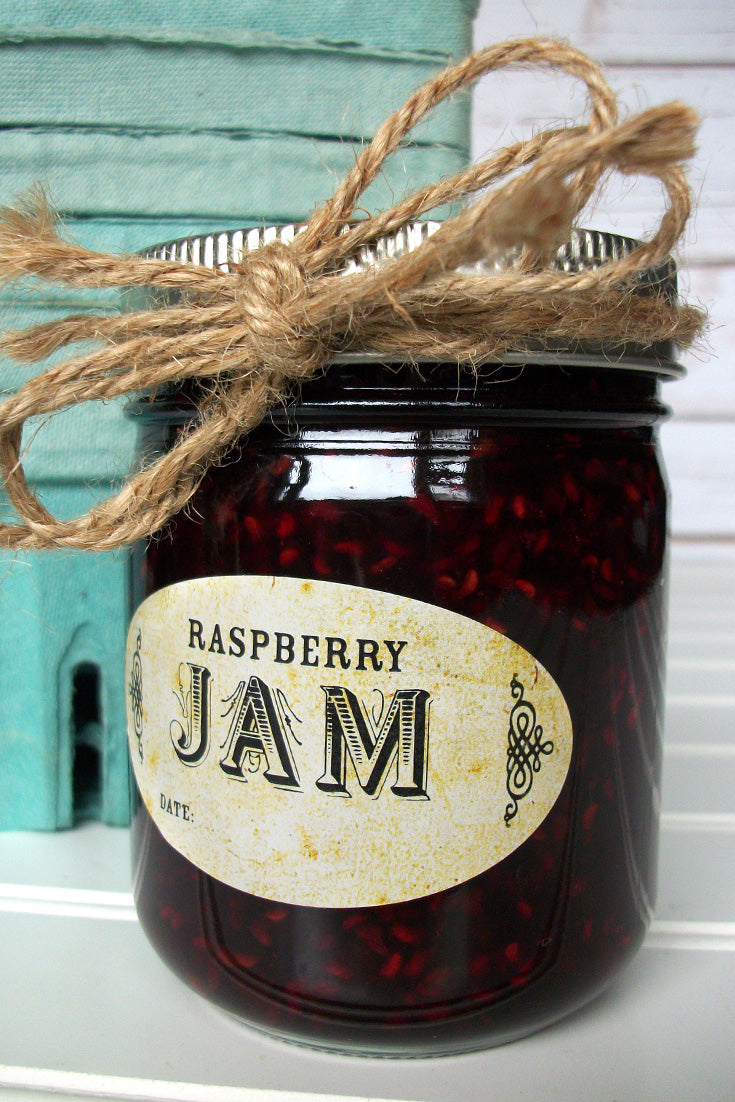 custom vintage oval canning labels for quilted jam jelly