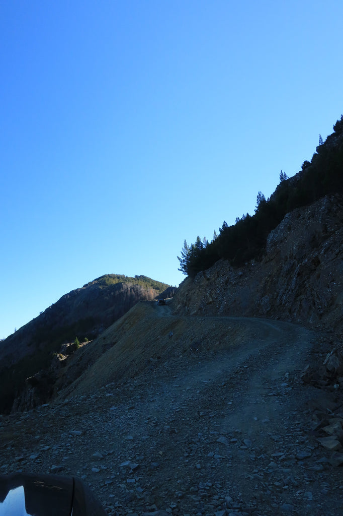 Mt Patriach Road scree slope