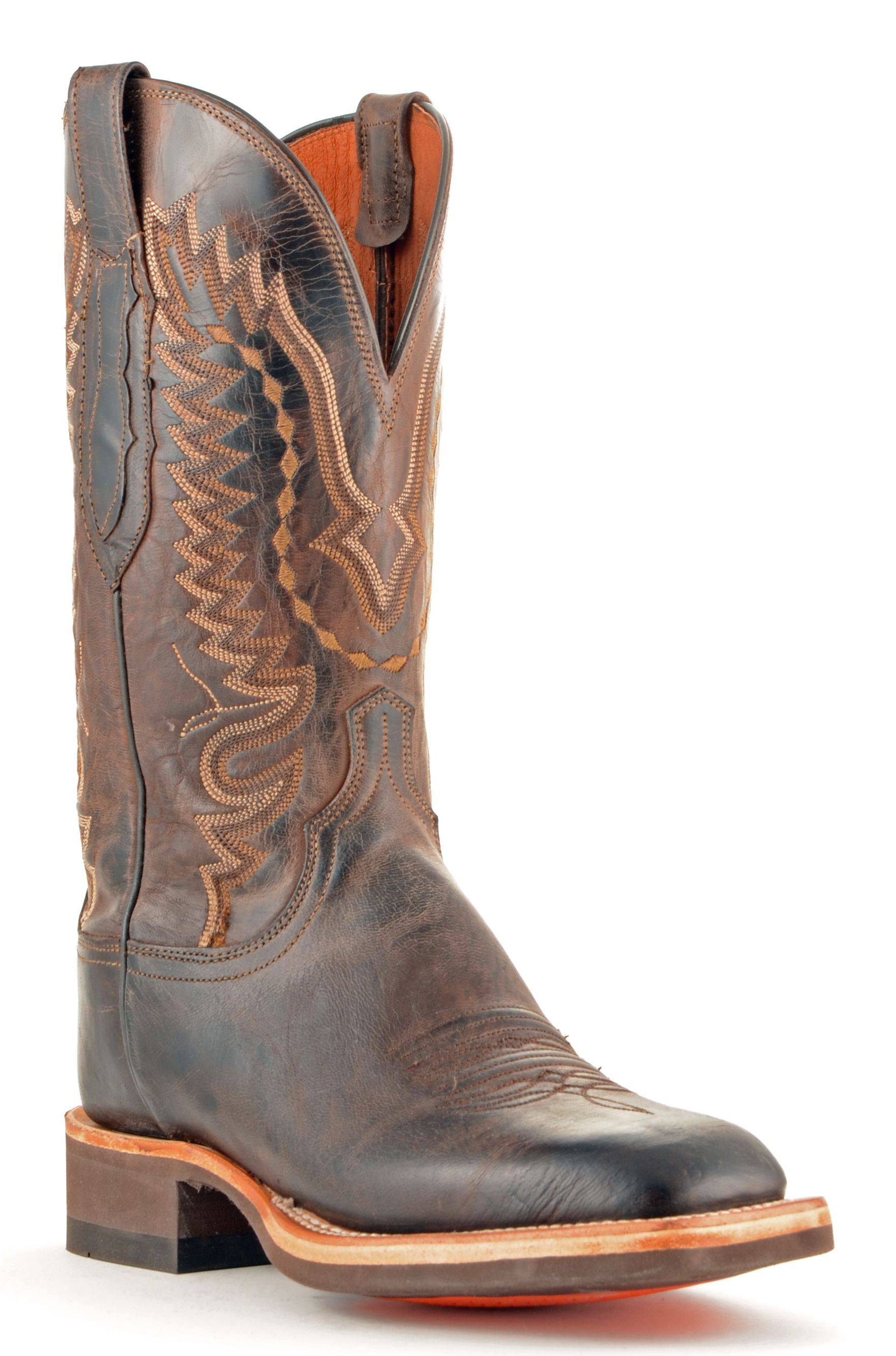 Men's Lucchese Mad Dog Goat Boots Chocolate #CX7792 – Allens Boots