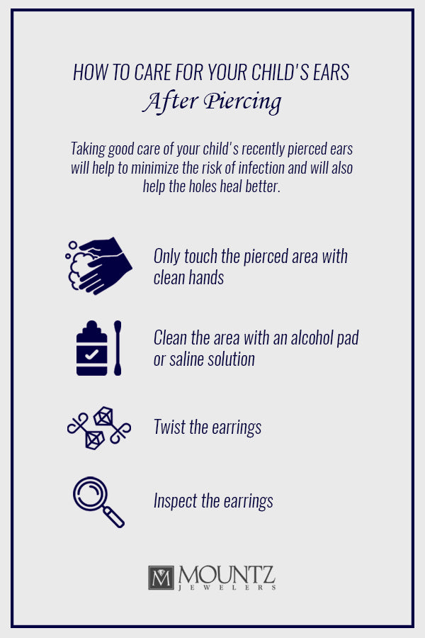 Caring for Your Child's Ears After Piercing 
