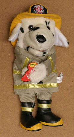 14 Dalmatian Firedog Glove Puppet Light Coat