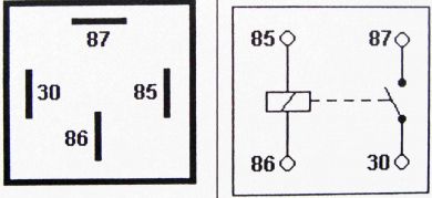 Relay 4 Pin, 12v, 30A / Open – Truck Electrics