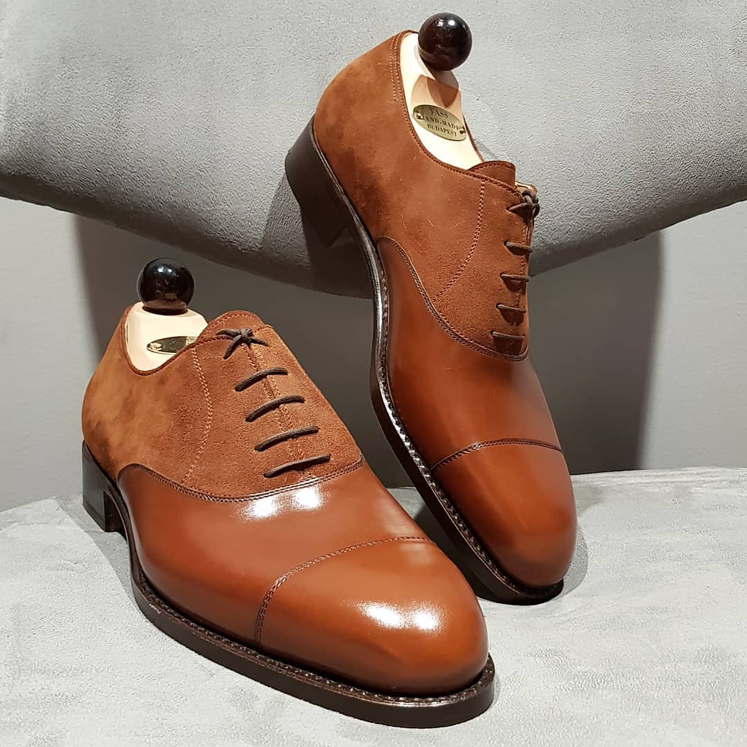cognac brown shoe
