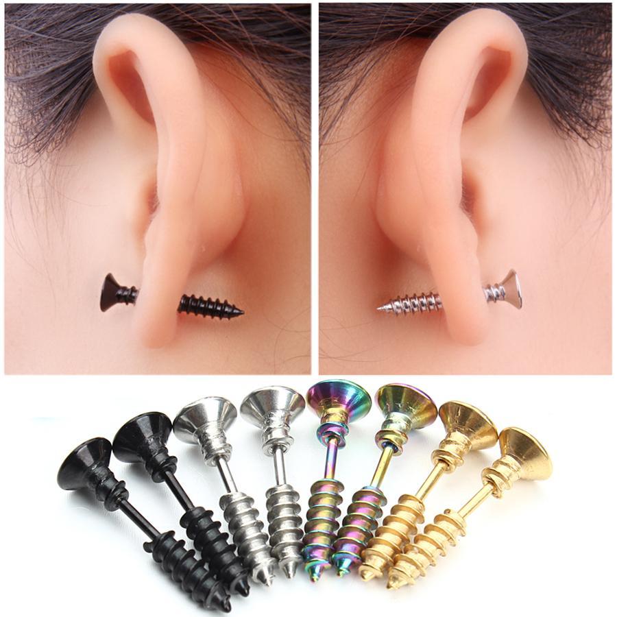 Screw Stud Earring Rebel Style Shop