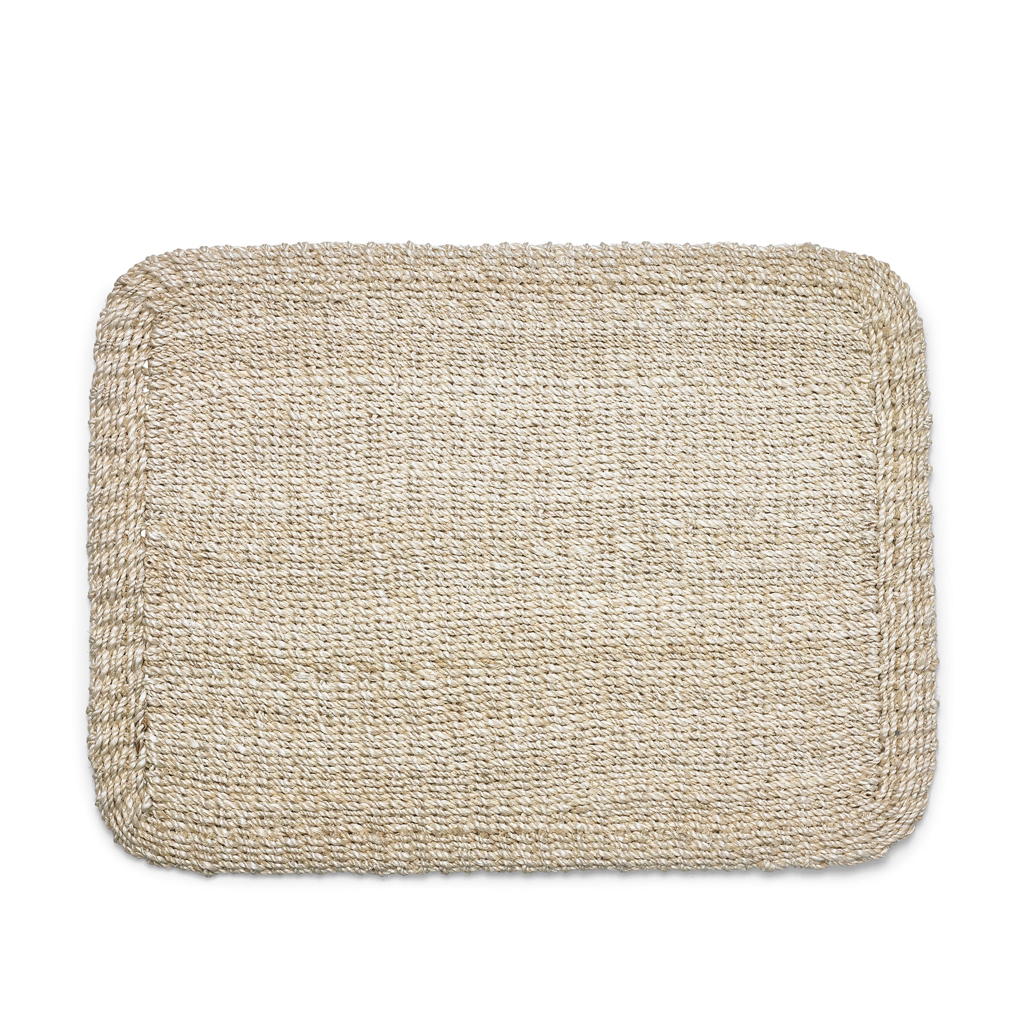 Abaca Woven Rectangular Placemat In Cream – Summerill & Bishop