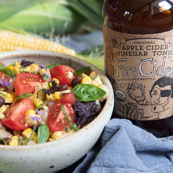 Fire Cider Spicy and Sweet Corn Salsa on the Fire Cider Blog