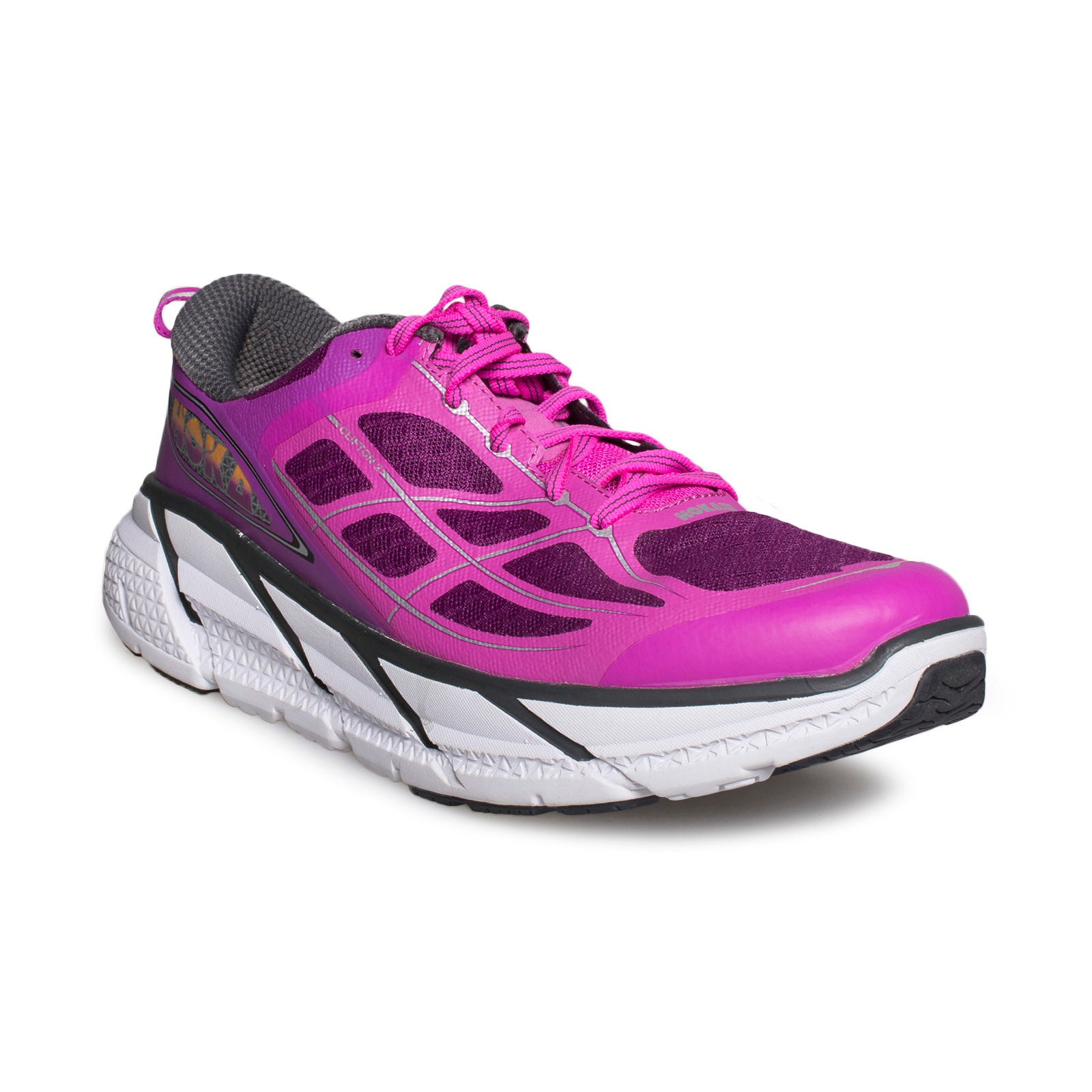 HOKA Clifton 2 Purple / Fuchsia Running Shoes Women's MyCozyBoots