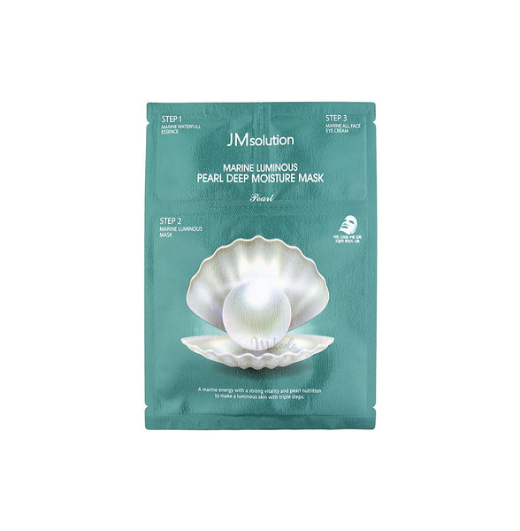 JM SOLUTION Marine Luminous Pearl Deep Moisture Mask | Korean Skincare ...