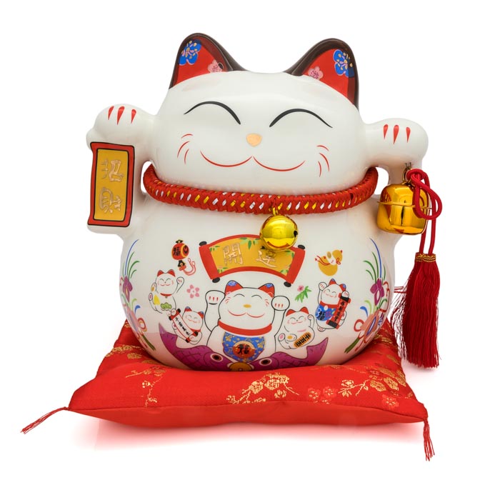 Lucky Cat Coin Bank  HF137D10 Acubest com