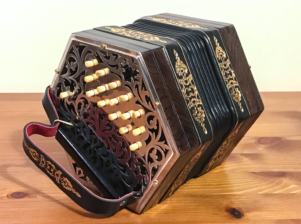 Jeffries 30 key C/G Anglo Concertina – The Reed Lounge