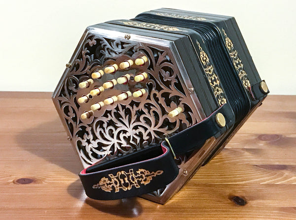 Jeffries 30 key C/G Anglo Concertina – The Reed Lounge