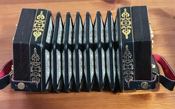 Jeffries 30 key C/G Anglo Concertina – The Reed Lounge