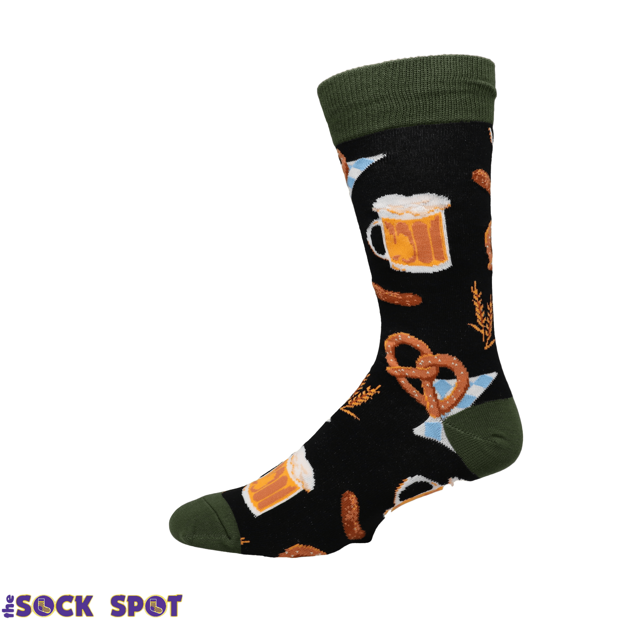 Oktoberfest Men's Socks in Black by SockSmith