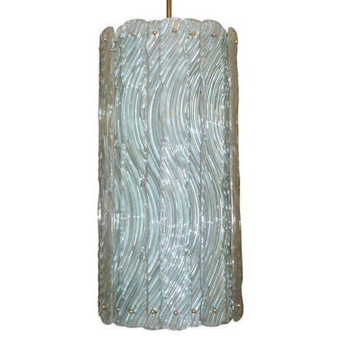 Contemporary-Monumental-Customizable-Lantern-blue-brass-murano-glass