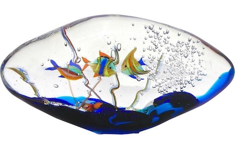 blue-yellow-orange-green-murano-glass-oval-aquarium-sculpture-699pa