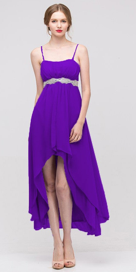 semi formal dresses purple