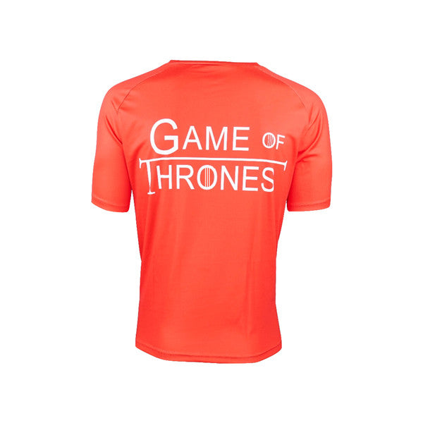 Game of Thrones House Stark orange short sleeve GOT downhill DH BMX MTB Motocross Cycling Jersey