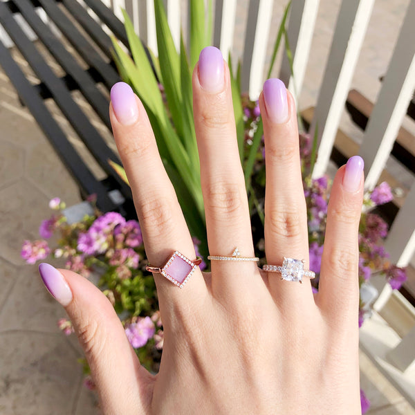 Jadeite Atelier : Lavender Jade Ring