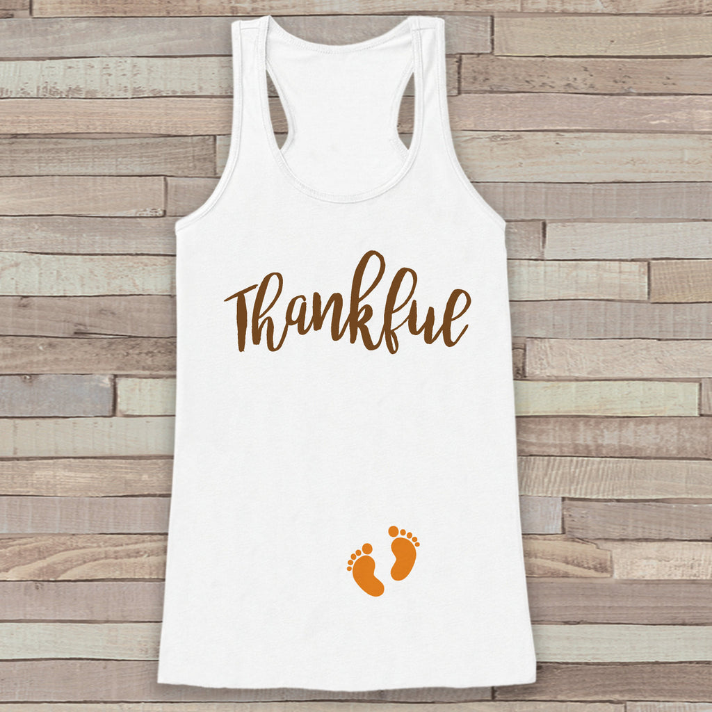 Thanksgiving Pregnancy Announcement - Eating For Two - Thanksgiving Pr – 7 ate 9 Apparel