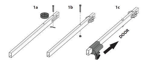 39411R.S Genie belt rail replacement instructions