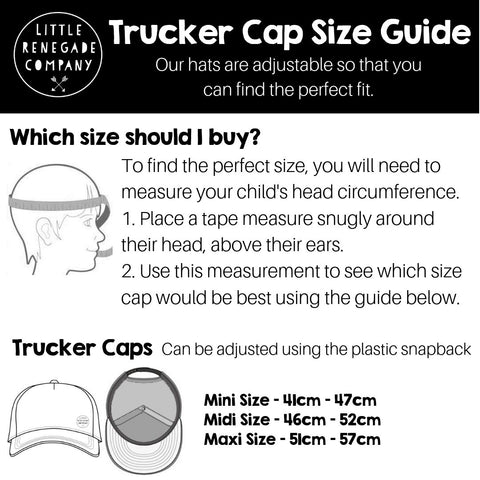 trucker cap size guide