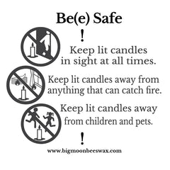 candle safety instructions