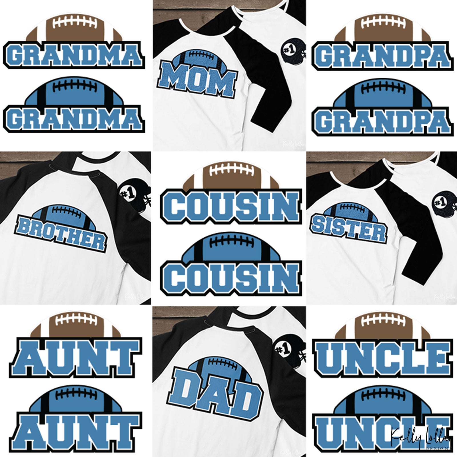 Download Family Football SVG Cut Files | Kelly Lollar Designs