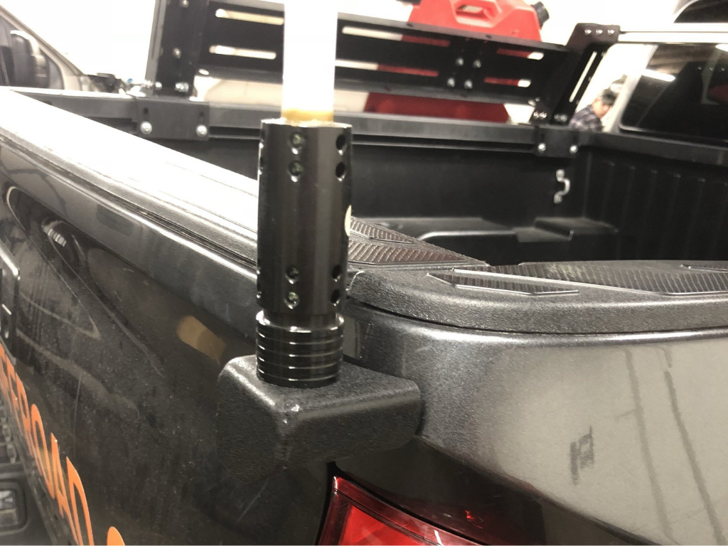 Toyota Truck Bed Rail Flag Pole Mount - Cali Raised LED