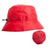 Proppa Toppa Red Packable Summer Rain Hat