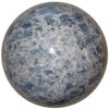 blue calcite ball - satin crystals throat chakra stone